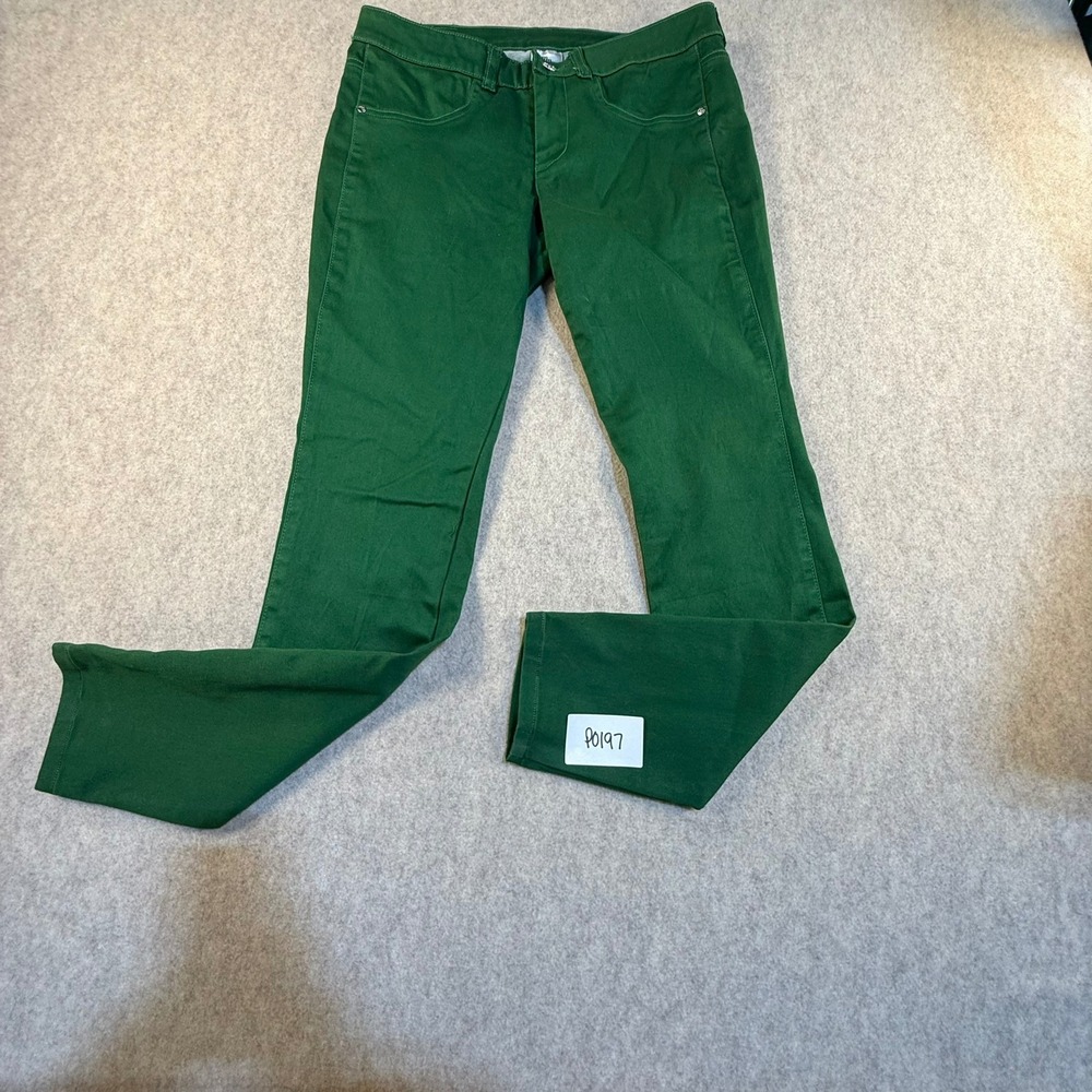 Meesh & Mia Green University‎ of Oregon UO Rhinestone Skinny Jeans Womens 6 USA